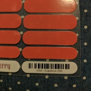 Jamberry Grapefruit, Full Sheet